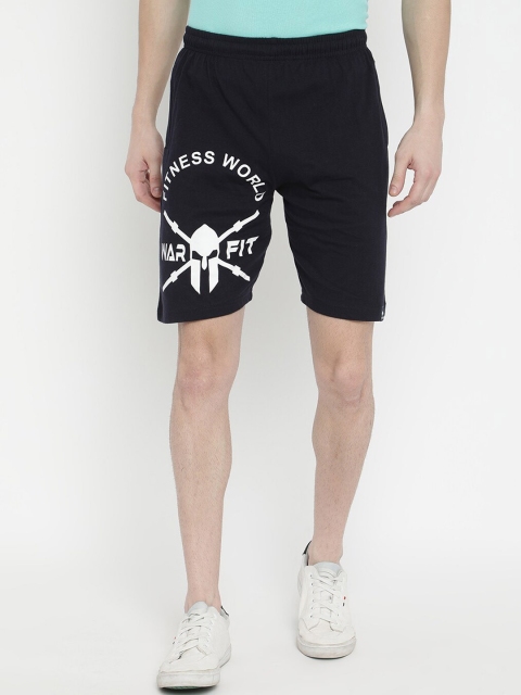 

V2 Value & Variety Men Navy Blue Printed Regular Shorts
