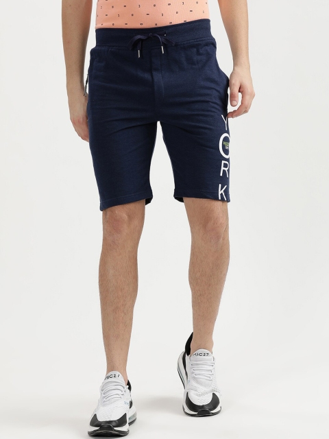 

V2 Value & Variety Men Blue Typography Printed Regular Shorts