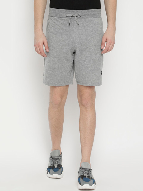 

V2 Value & Variety Men Grey Melange Sports Shorts