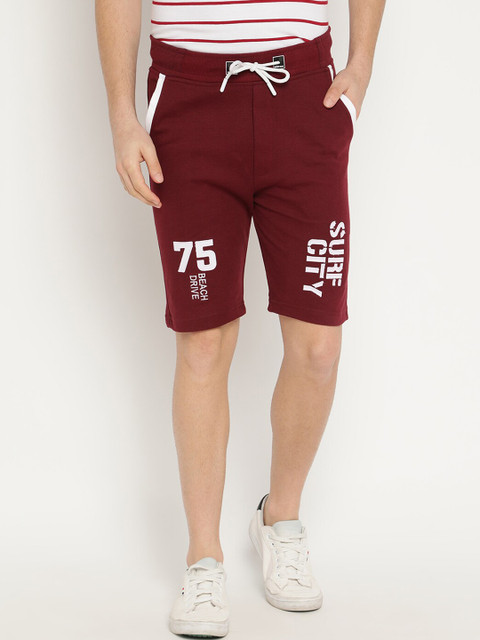 

V2 Value & Variety Men Maroon Regular Shorts