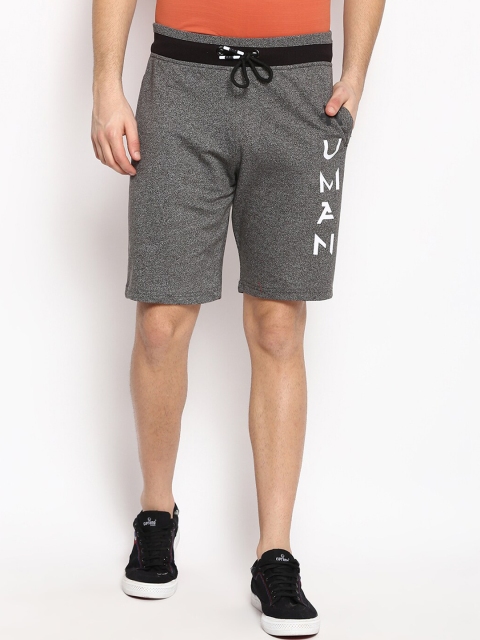 

V2 Value & Variety Men Grey Typography Printed Regular Shorts