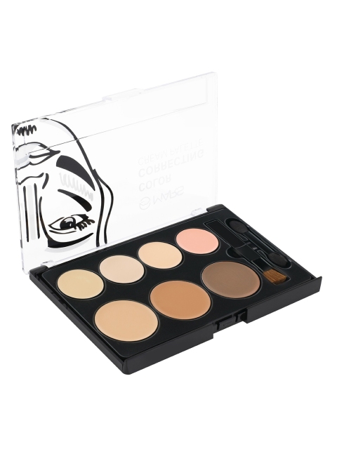 

MARS Beige & Multicoloured Color Correcting Cream Concealer Palette SHADE-01