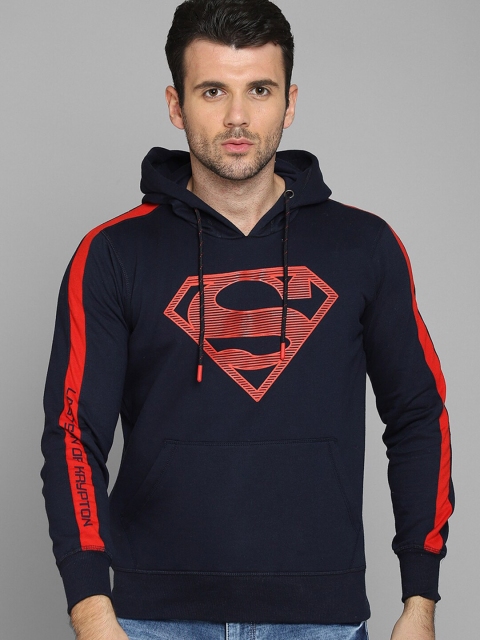 

Free Authority Men Navy Blue Printed Superman Featured Sweatshirt