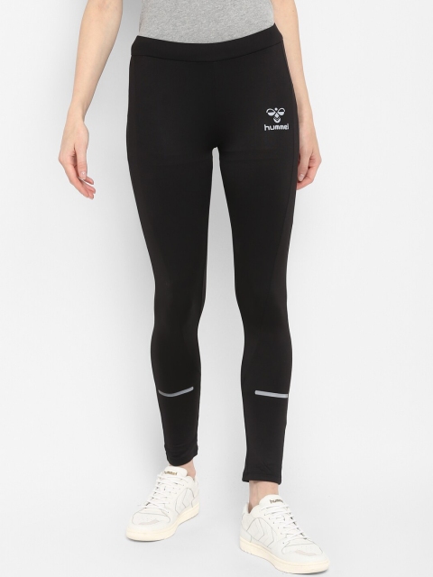 

hummel Women Black Solid Tights