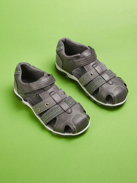 

Fame Forever by Lifestyle Boys Grey PU Fisherman Sandals