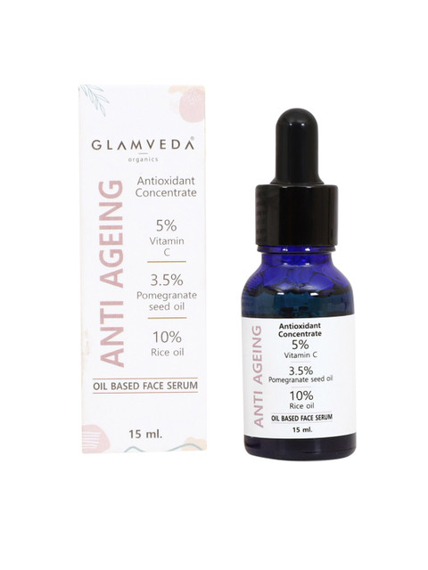 

GLAMVEDA Anti-Ageing & Antioxidant Concentrate Face Serum Facial Oil - 15 ml, White