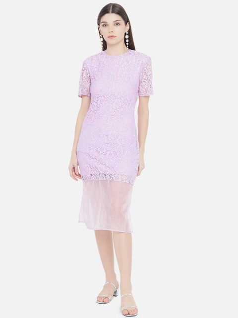 

Samshek Lavender Sheath Dress