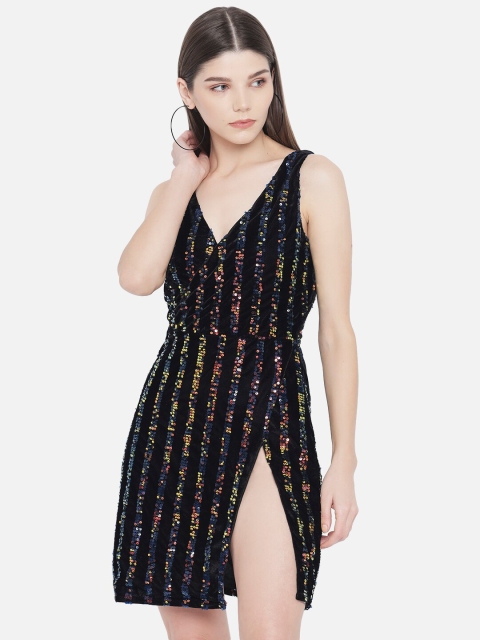 

Samshek Black Embellished Dress