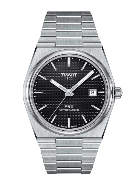 

TISSOT Men Black Dial Bracelet Style Straps Analogue Automatic Motion Powered Watch