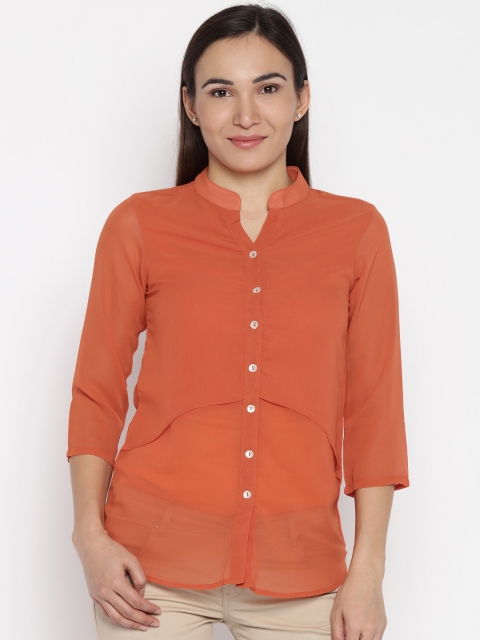 

AND Women Assorted Solid Shirt, Pink