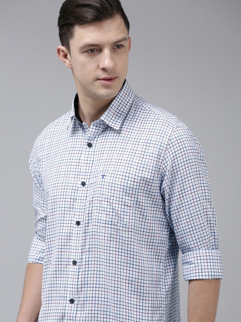 

Van Heusen Sport Men Multicoloured Micro Checked Slim Fit Formal Shirt, Multi