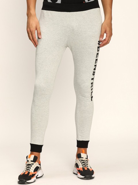 

V2 Value & Variety Men Grey Melange Printed Lounge Pants