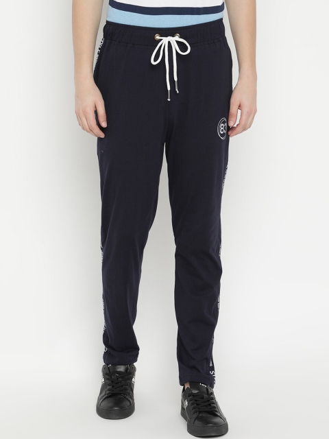 

V2 Value & Variety Men Navy Blue Printed Cotton Track Pants