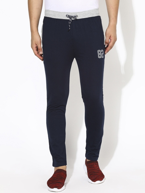 

V2 Value & Variety Men Navy Blue Solid Slim Fit Cotton Track Pants