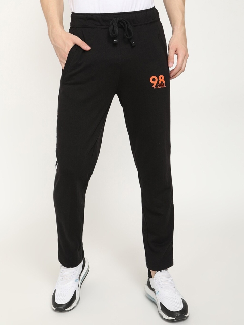 

V2 Value & Variety Men Black Printed Cotton Track Pants