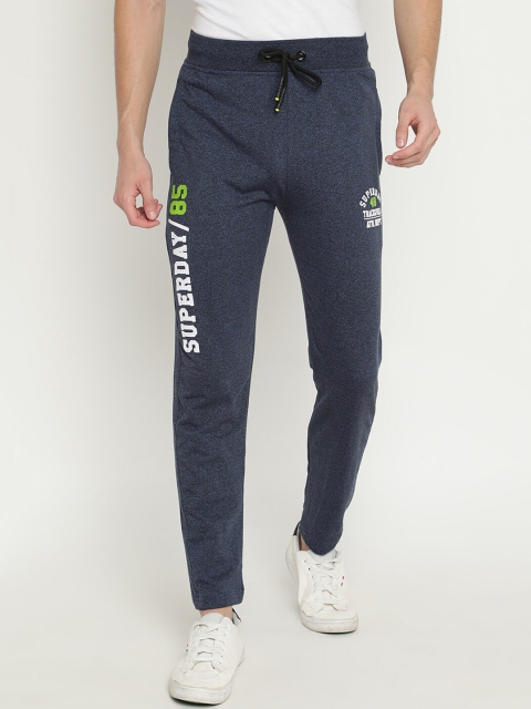 

V2 Value & Variety Men Navy Blue Printed Slim Fit Cotton Track Pants