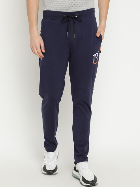 

V2 Value & Variety Men Blue Printed Cotton Track Pants