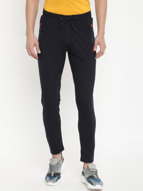 

V2 Value & Variety Men Navy Blue Solid Cotton Track Pants