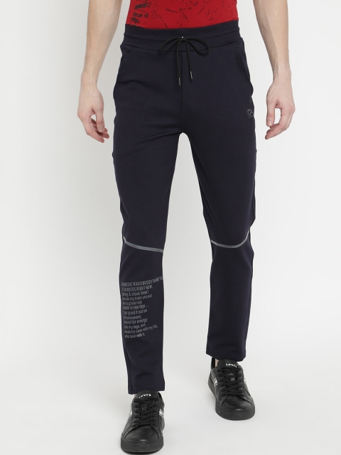 

V2 Value & Variety Men Navy Blue Printed Slim Fit Track Pants