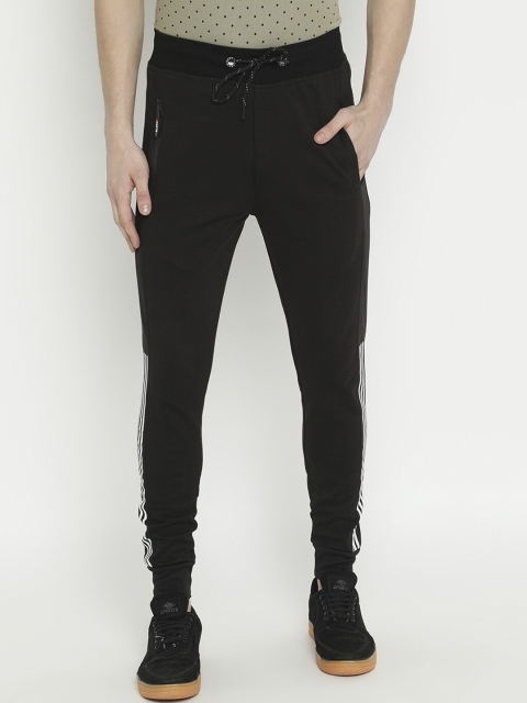 

V2 Value & Variety Men Black Solid Slim Fit Cotton Track Pants