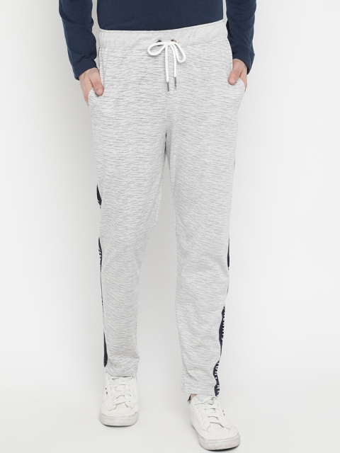 

V2 Value & Variety Men Grey Printed Slim Fit Cotton Track Pants