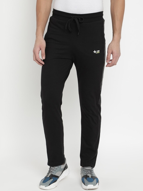 

V2 Value & Variety Men Black Solid Slim Fit Cotton Track Pants