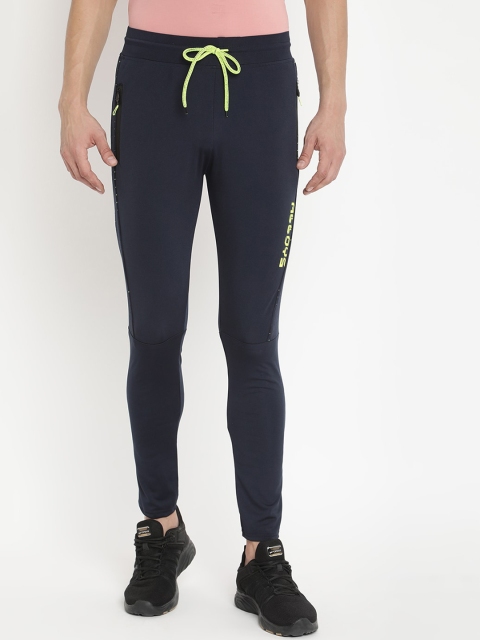 

V2 Value & Variety Men Navy Blue Printed Cotton Track Pants