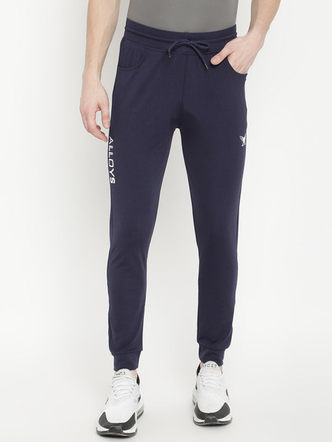 

V2 Value & Variety Men Navy Blue Printed Cotton Track Pants
