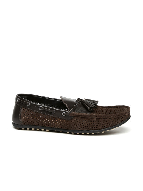 

Carlton London Men Brown Solid Regular Boat Shoes
