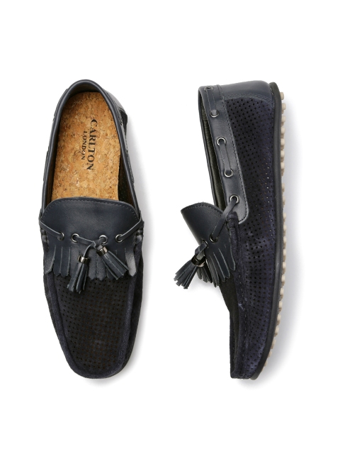 

Carlton London Men Navy Blue Loafers