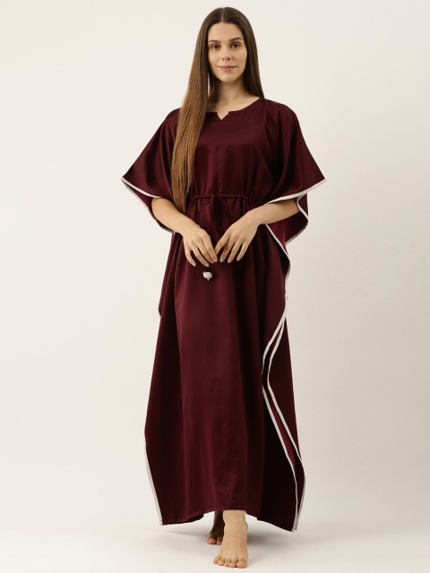 

Bannos Swagger Purple Kaftan Maxi Nightdress