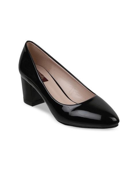 

SHUZ TOUCH Black Block Pumps