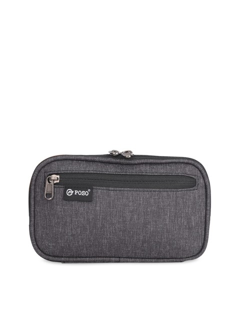 

POSO Spirit Multipurpose Travel Pouch Cash Pouch with Shoulder Strap, Black