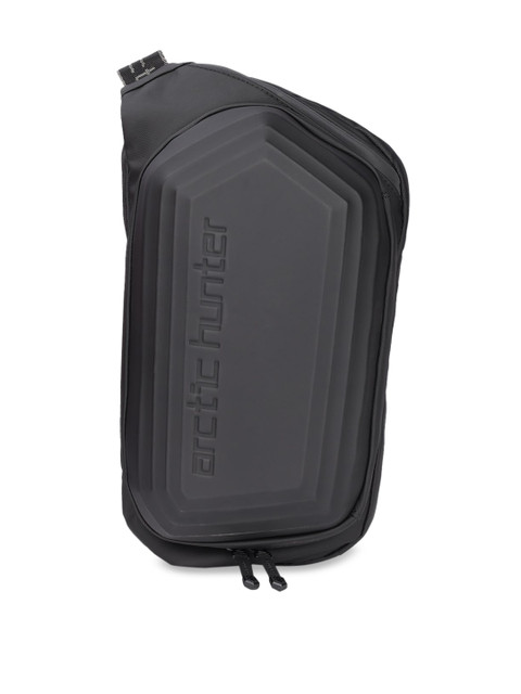 

THE CLOWNFISH Unisex Black Anti-theft Waterproof Crossbody Backpack