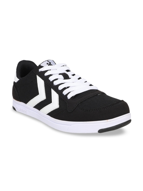 

hummel Unisex Black Colourblocked Slip-On Sneakers