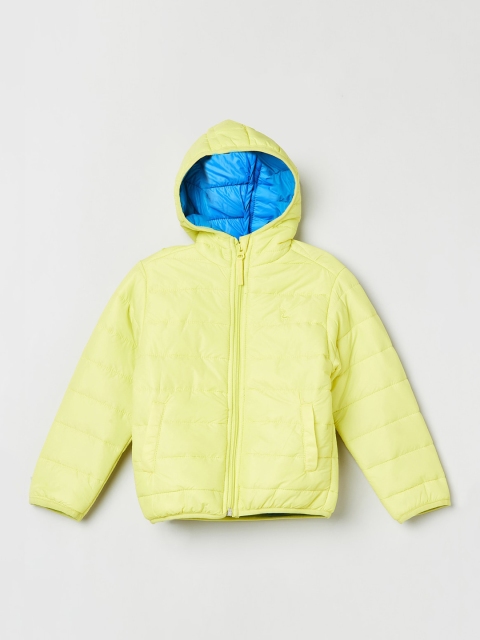 

max Boys Yellow Windcheater Padded Jacket