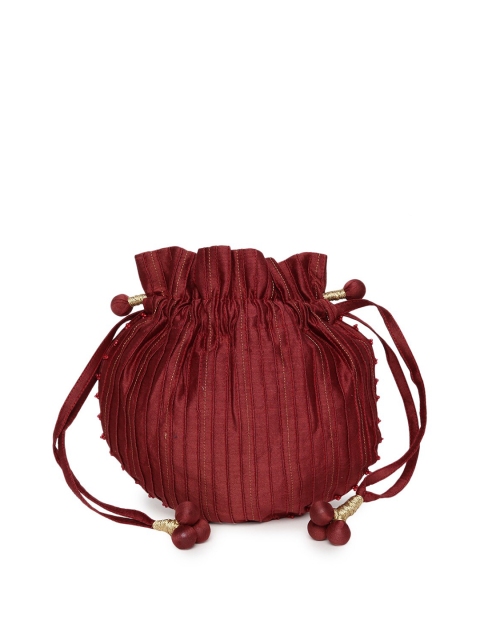 

Fabindia Maroon Embroidered Potli
