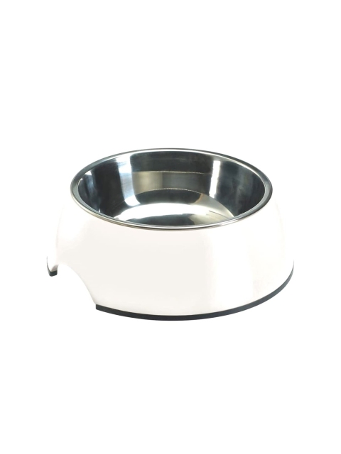 

Emily pets White Solid Pet Melamine Bowl Feeder