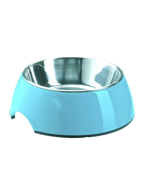 

Emily pets Blue Solid Pet Melamine Bowl Feeder