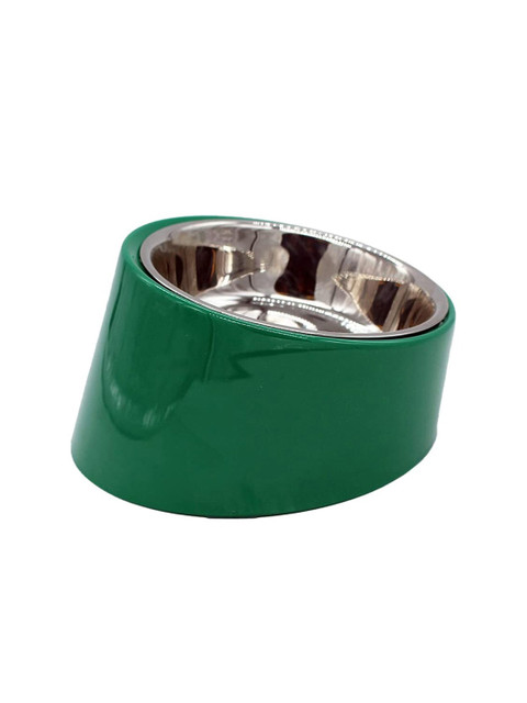 

Emily pets Green Solid Pet Melamine Bowl Feeder