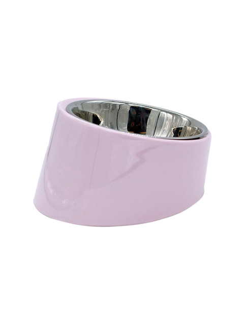 

Emily pets Pink Solid Pet Melamine Bowl Feeder