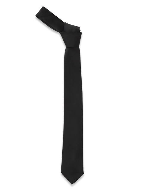

Van Heusen Men Black Solid Skinny Tie