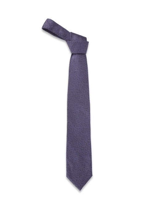 

Van Heusen Men Purple Woven Design Skinny Tie