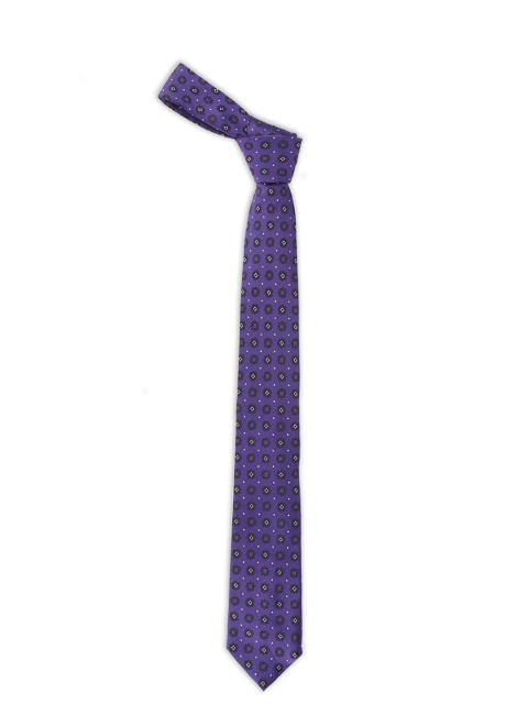 

Van Heusen Men Blue & Black Woven Design Skinny Tie