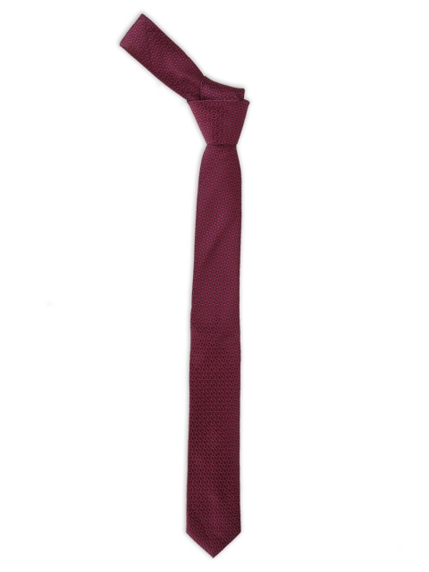 

Van Heusen Men Red & Blue Woven Design Broad Tie