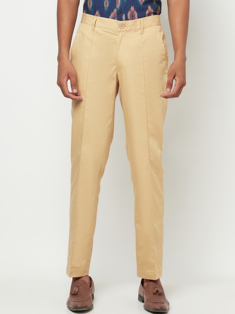 

Fabindia Men Beige Trousers