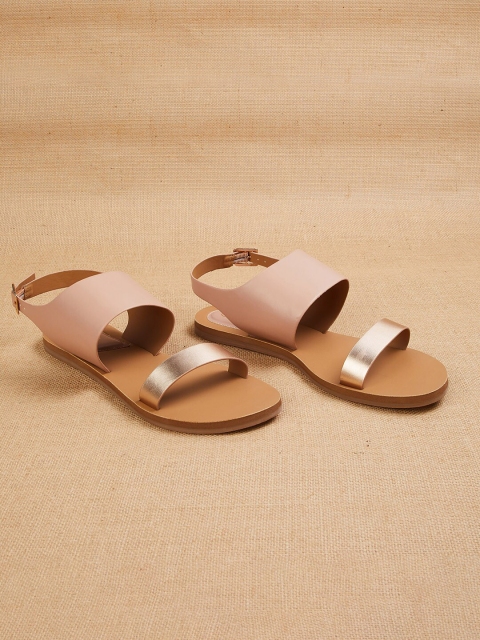 

CODE by Lifestyle Women Pink Open Toe Flats