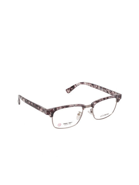 

Gold Berg Unisex Black & Brown Half-Rim Rectangular Frames GB9061_C41