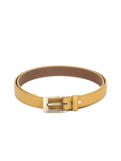 

Espana Women Mustard Textured PU Belt