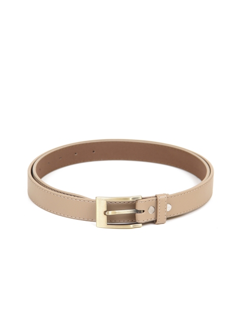 

Espana Women Beige Solid PU Belt